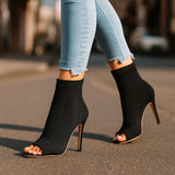 Elisa - Zapatos de Tacón de Tela