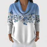 Alba | Jersey Floral de Cuello Alto
