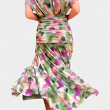 Alondra | Vestido Largo Floral con Escote en Forma de V
