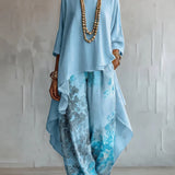 Ginevra | Asymmetrical Floral Fluid Set