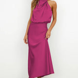 Tyra | Elegante Vestido de Gala con Escote Halter