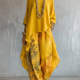 Ginevra | Asymmetrical Floral Fluid Set