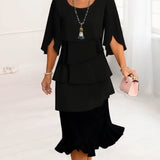 Sophie – Vestido Chic con Detalles en Capas