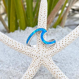 Fala Silver Ring with Blue Opal