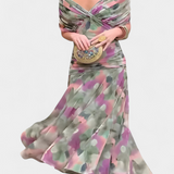 Alondra | Vestido Largo Floral con Escote en Forma de V