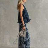 Élise | Conjunto Elegante y Liviano con Blusa Suelta y Pantalones Anchos