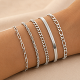 Zestaw Złotych Bracelets
