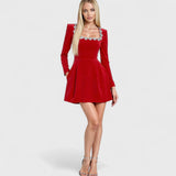Laure | Vestido de Terciopelo Elegante