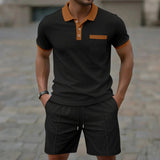 Conjunto de Polo de Tejido Waffle