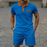 Conjunto de Polo de Tejido Waffle