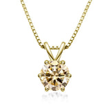 Elegancka Kolia z Moissanitem w Stylu Solitaire