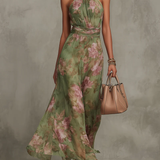 Livia - Elegante Vestido Maxi con Diseño Floral