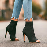 Elisa - Zapatos de Tacón de Tela