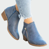 Botas de cuero premium ortopédicas con tacón para el invierno