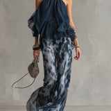Élise | Conjunto Elegante y Liviano con Blusa Suelta y Pantalones Anchos