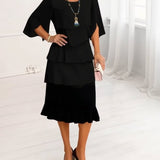Sophie – Vestido Chic con Detalles en Capas