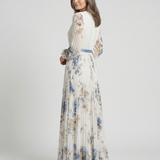 Anaïs | Maxi Vestido Floral de Manga Larga