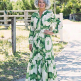Sophie | Maxi vestido de mangas largas con cintura ajustable