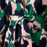 Léa | Maxi vestido de manga larga con cinturilla ajustable