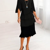 Sophie – Vestido Chic con Detalles en Capas
