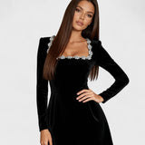 Laure | Vestido de Terciopelo Elegante