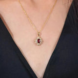 Złoty Naszyjnik Kavella Solcrimson - Elegancki