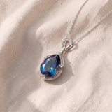 Elegancka srebrna kolia Alindra Feymorra