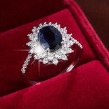 Vionne Saphirae Silver Ring