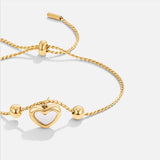 Timeless Heart-Shaped Bracelet – A Graceful Emblem of Love