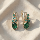 Elegance Emerald Earrings
