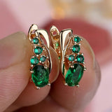 Elegance Emerald Earrings